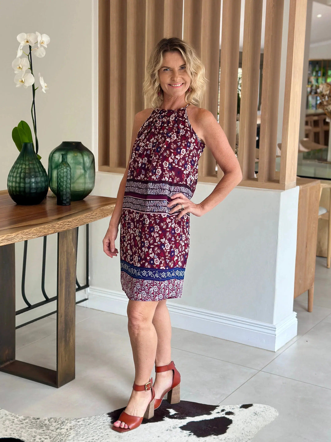 CRYSTAL Short Dress-DRESS-Wendy Bashford Designs