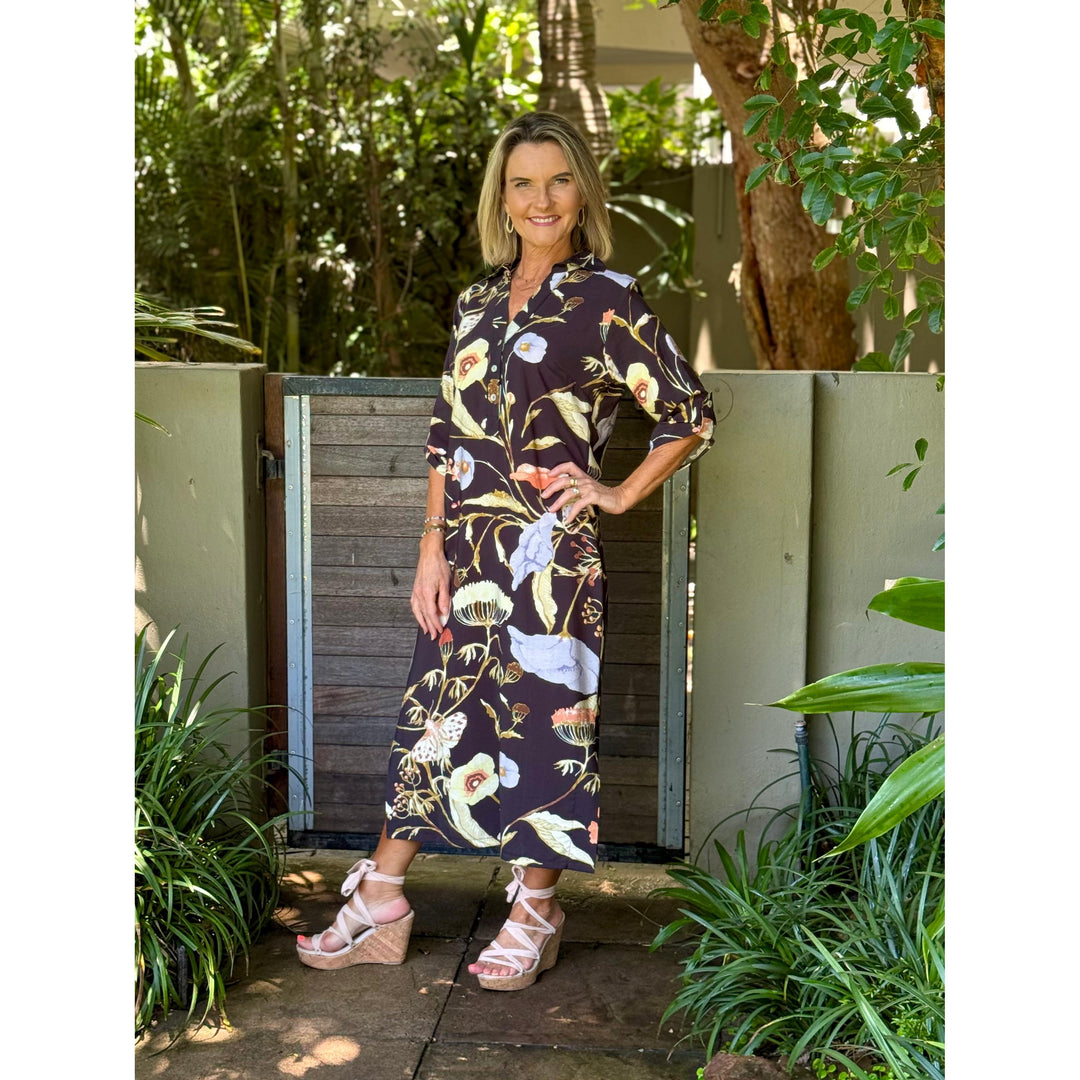 EDEN MIDI Dress-DRESS-Wendy Bashford Designs