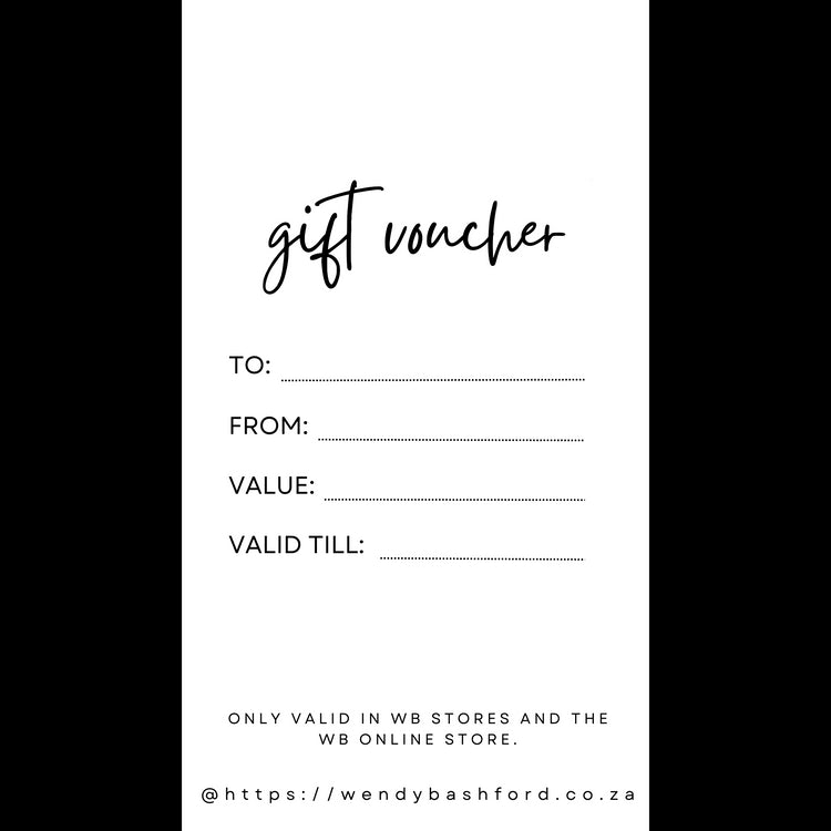 Gift Voucher-Gift Cards-Wendy Bashford Designs