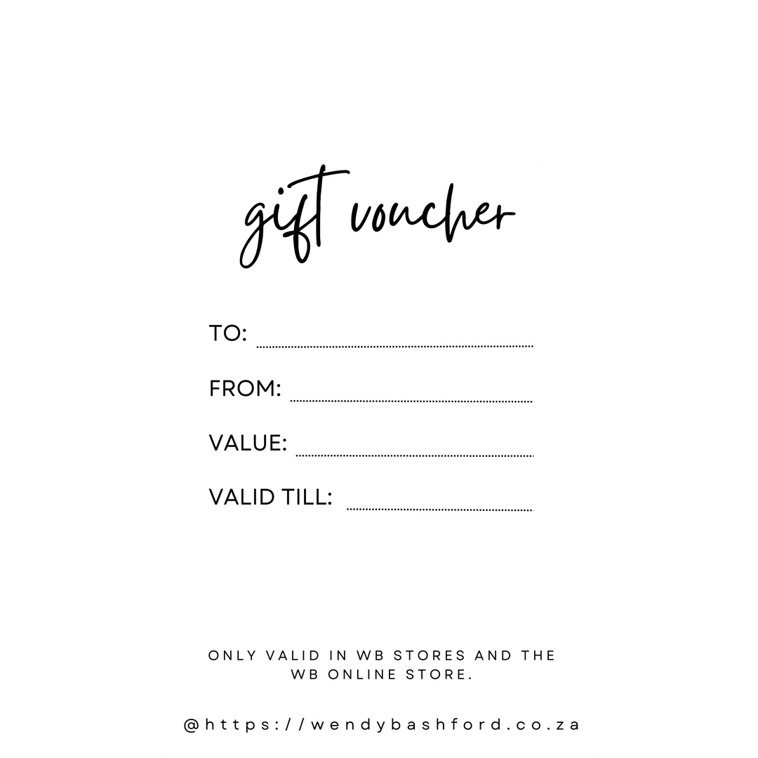 Gift Voucher-Gift Cards-Wendy Bashford Designs