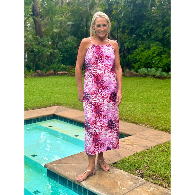 HANNAH Midi Dress-DRESS-Wendy Bashford Designs