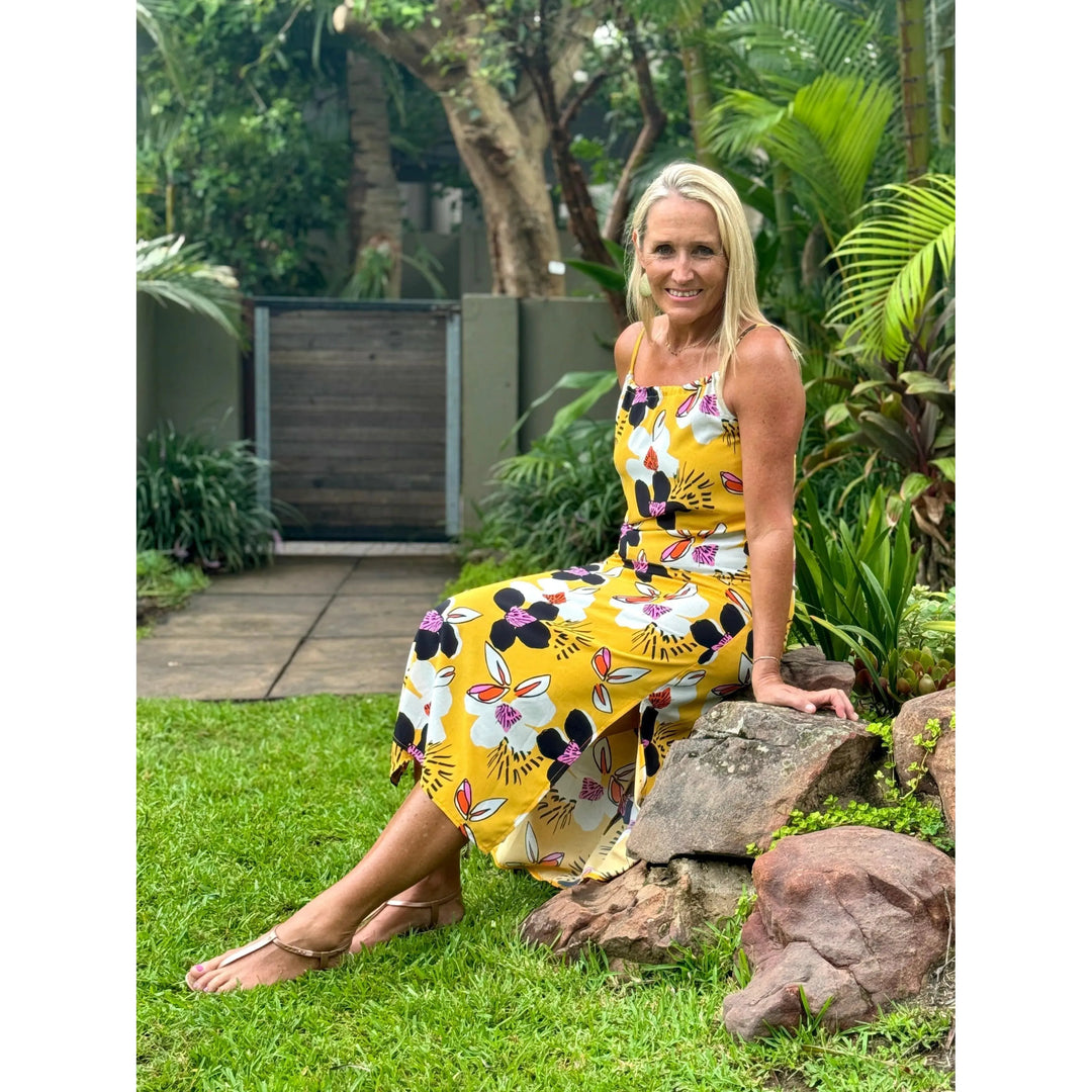 HANNAH Midi Dress-DRESS-Wendy Bashford Designs