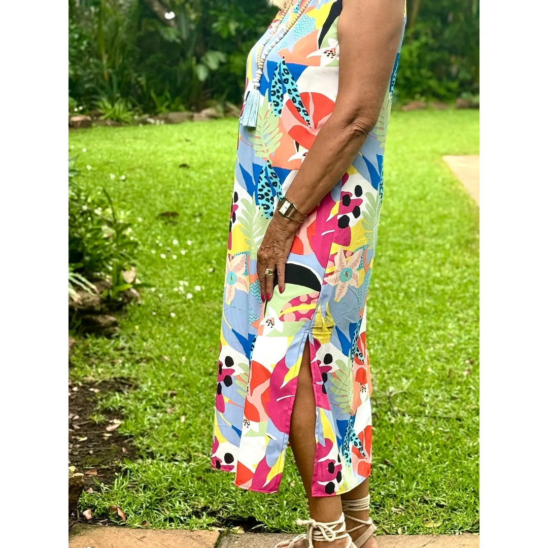 HANNAH Midi Dress-DRESS-Wendy Bashford Designs