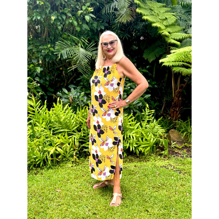 HANNAH Midi Dress-DRESS-Wendy Bashford Designs