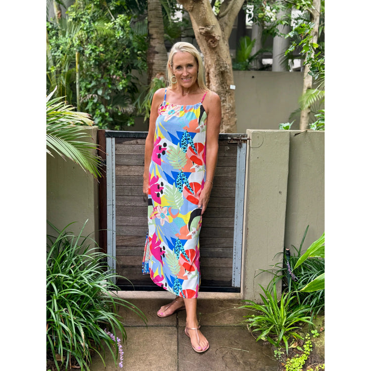 HANNAH Midi Dress-DRESS-Wendy Bashford Designs