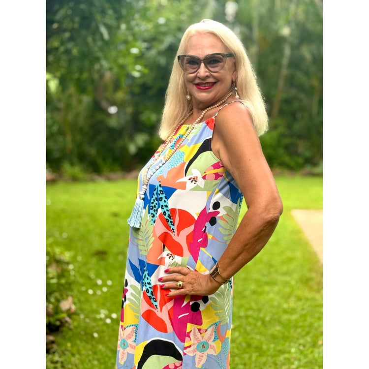 HANNAH Midi Dress-DRESS-Wendy Bashford Designs