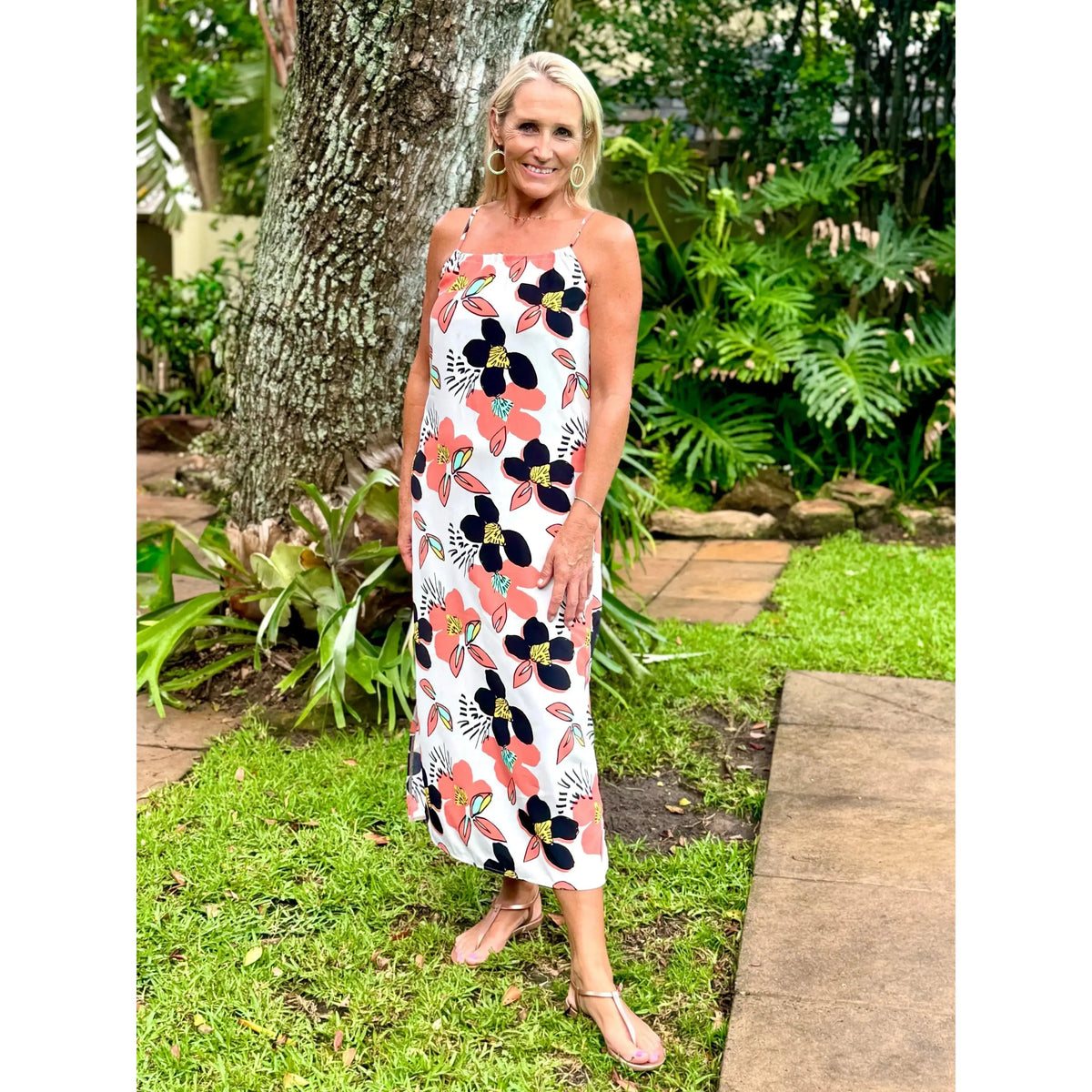 HANNAH Midi Dress-DRESS-Wendy Bashford Designs
