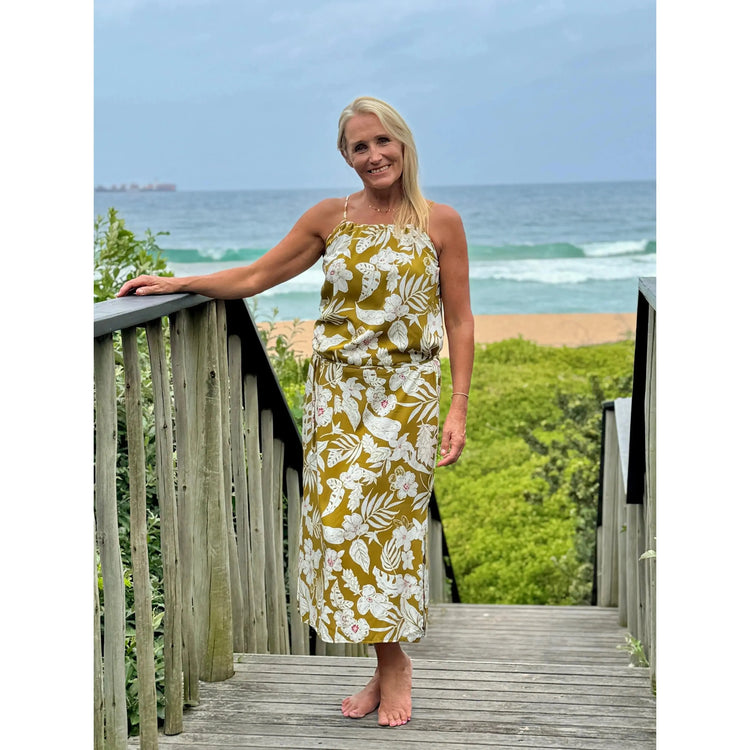 HANNAH Midi Dress-DRESS-Wendy Bashford Designs