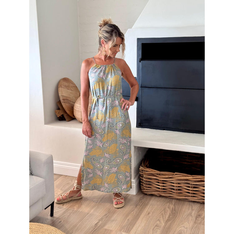 HANNAH Midi Dress-DRESS-Wendy Bashford Designs