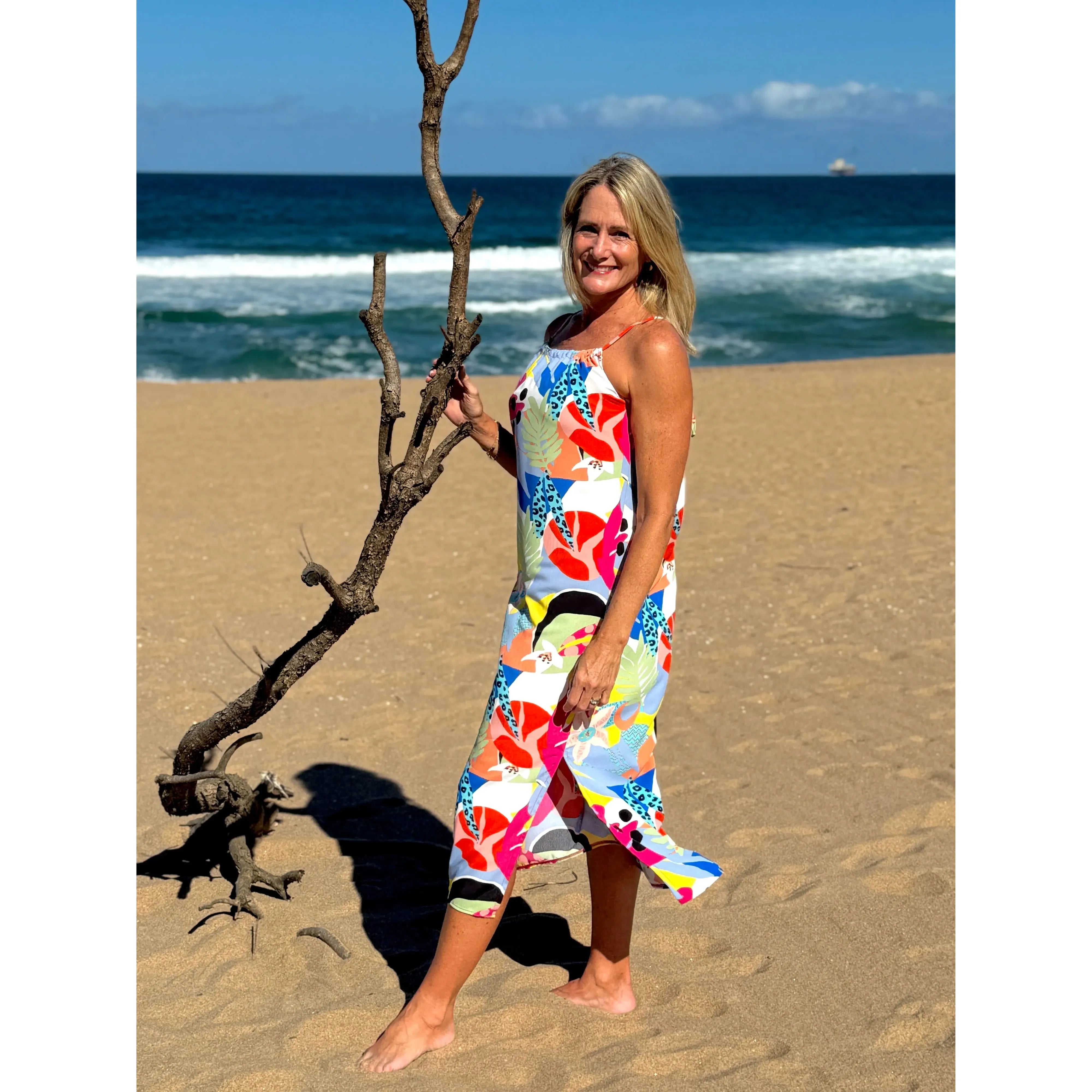 HANNAH Midi Dress-DRESS-Wendy Bashford Designs