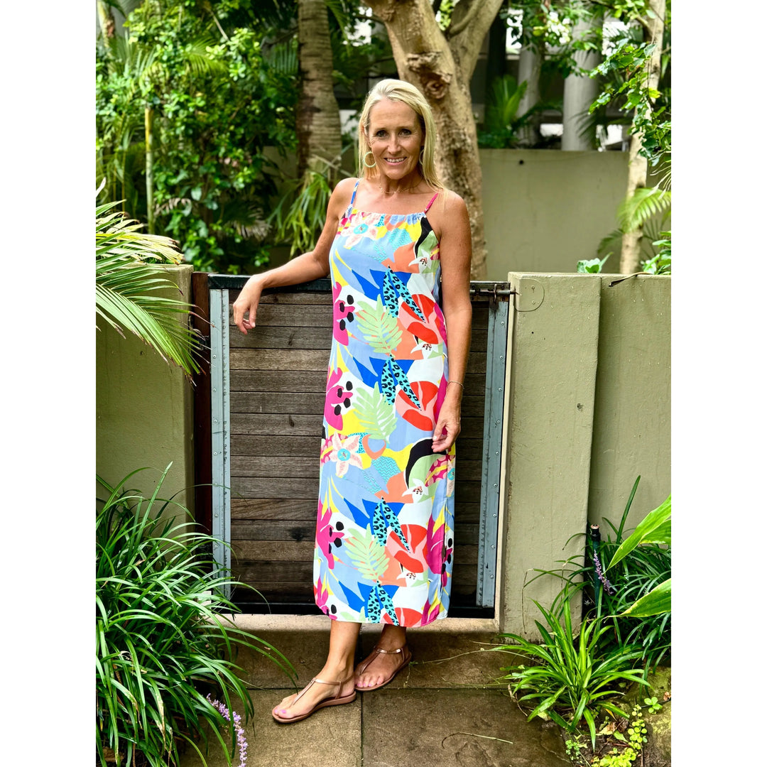 HANNAH Midi Dress-DRESS-Wendy Bashford Designs