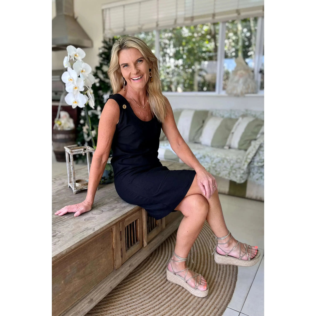 LEXI Short Dress-DRESS-Wendy Bashford Designs