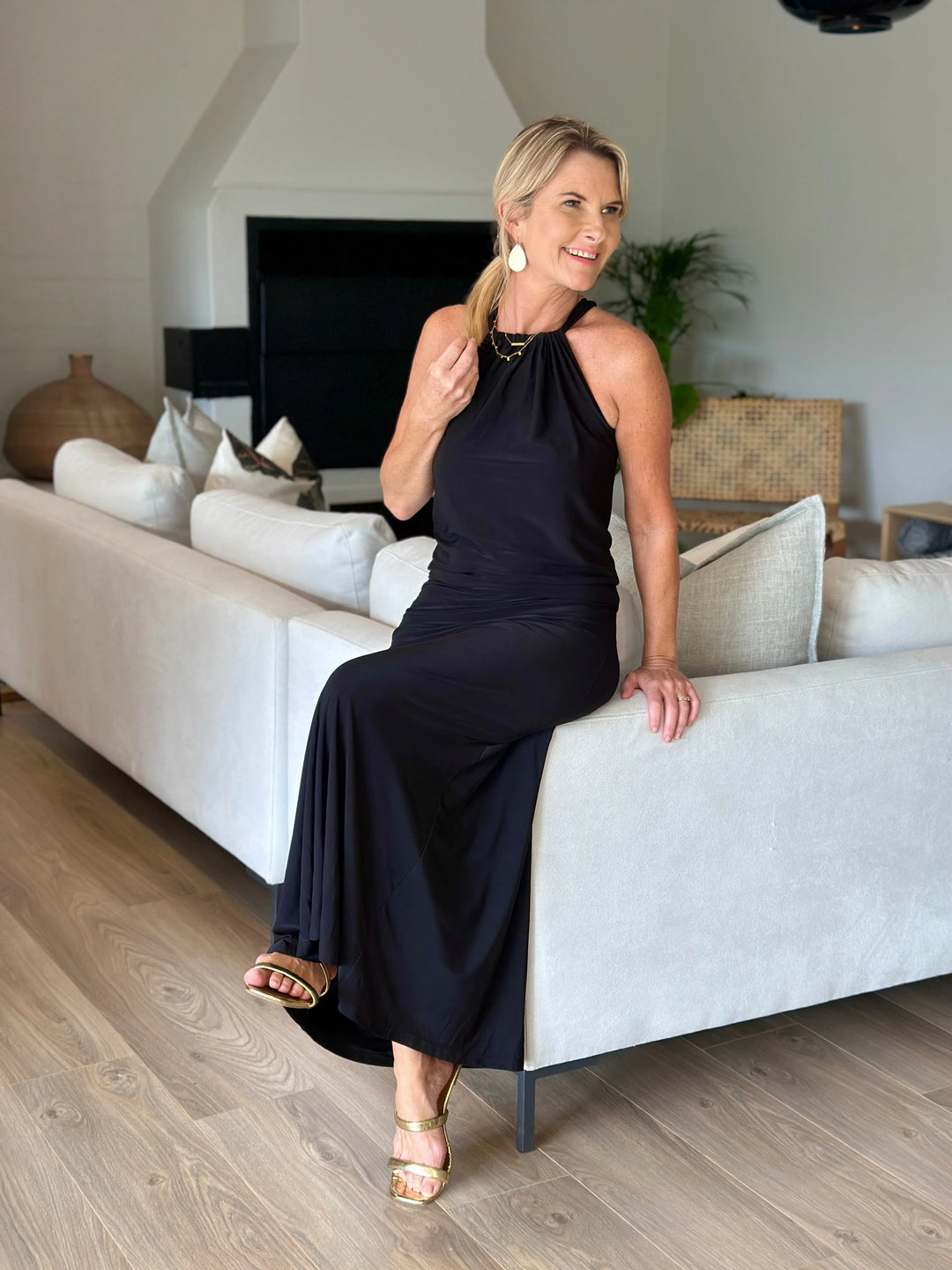 LOUISE Maxi Dress-DRESS-Wendy Bashford Designs