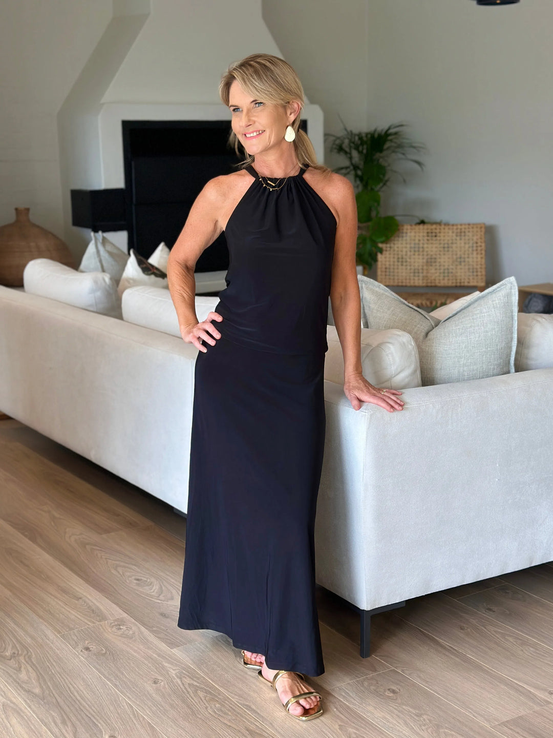 LOUISE Maxi Dress-DRESS-Wendy Bashford Designs