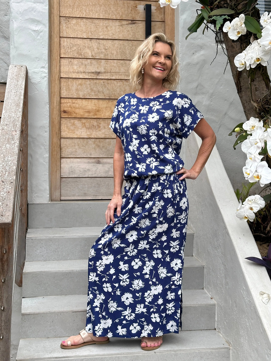 LUCY Maxi Dress-DRESS-Wendy Bashford Designs