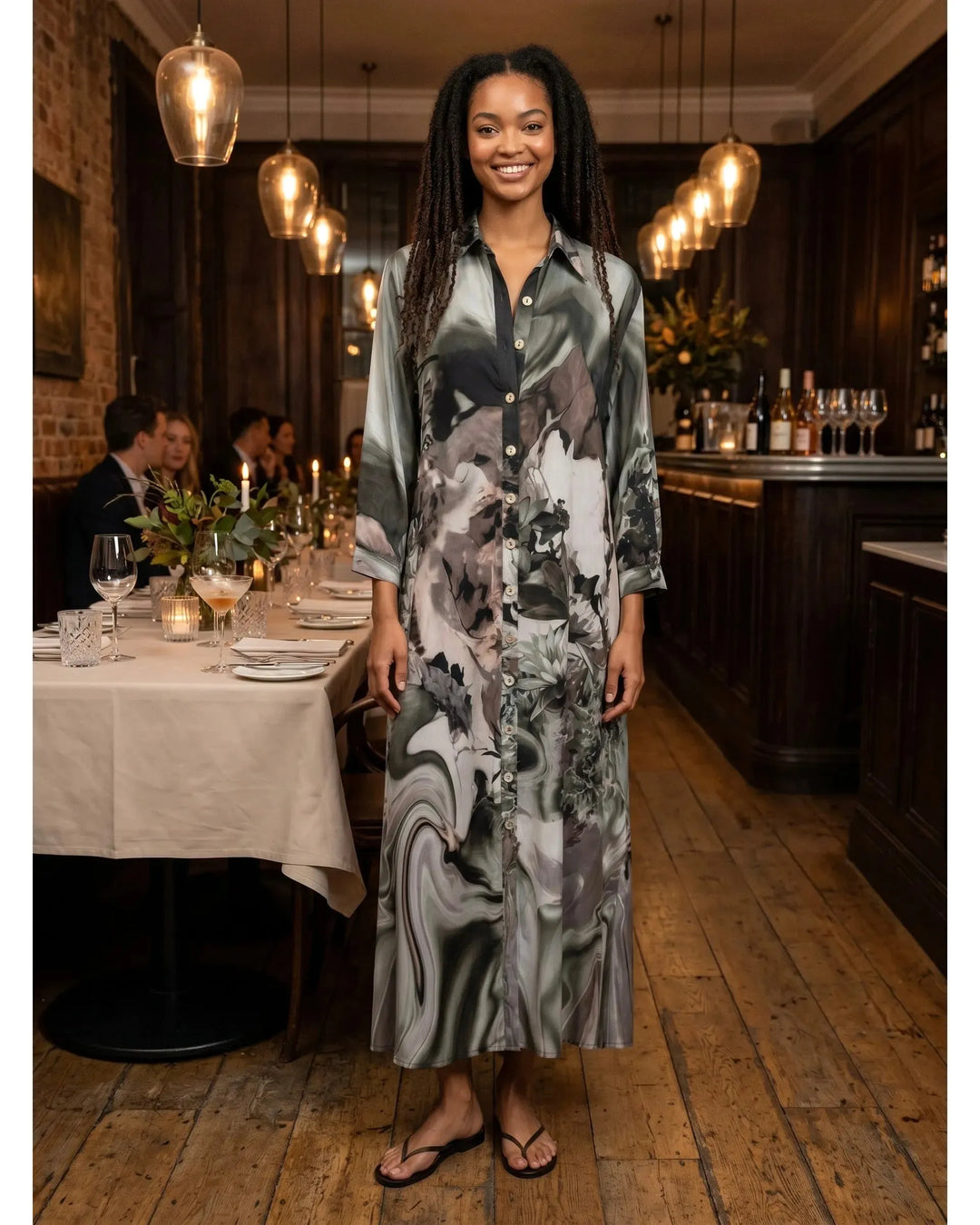 ROXI Maxi Dress-DRESS-Wendy Bashford Designs
