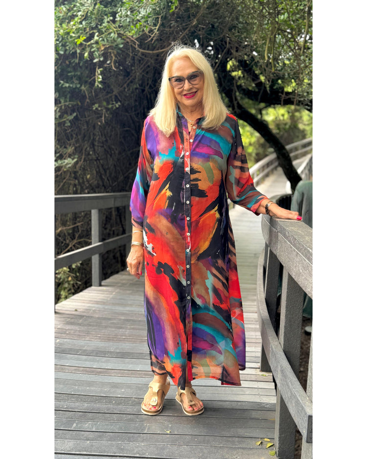 ROXI Maxi Dress-DRESS-Wendy Bashford Designs
