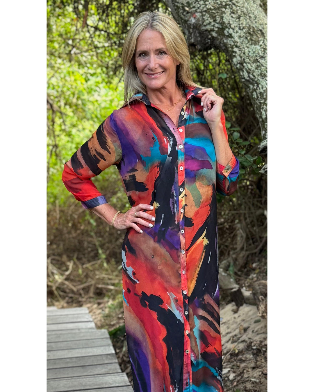 ROXI Maxi Dress-DRESS-Wendy Bashford Designs
