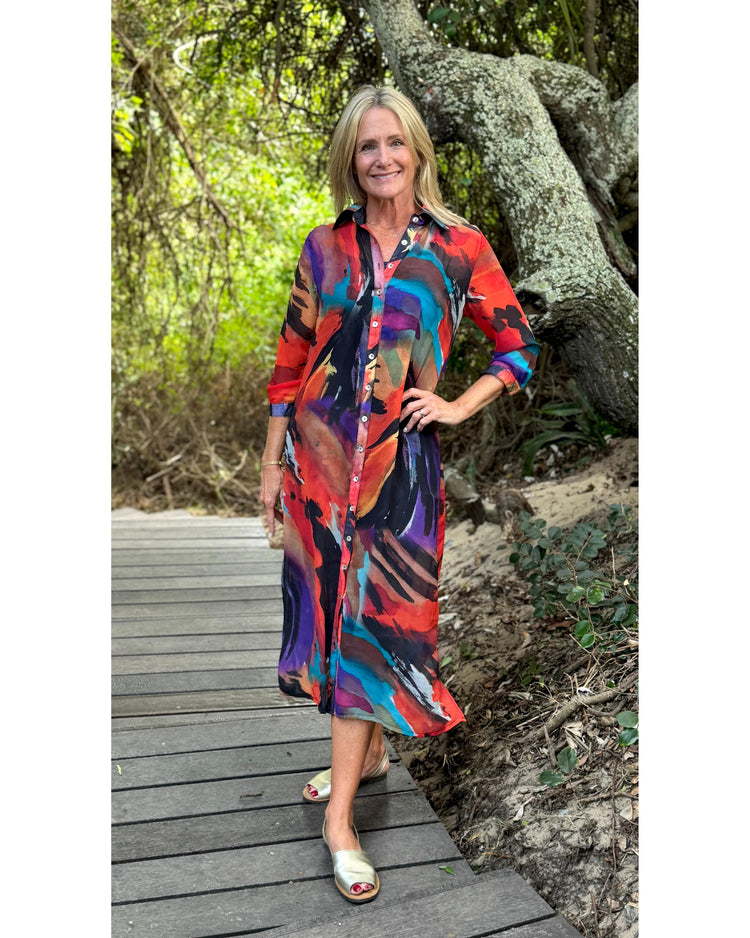 ROXI Maxi Dress-DRESS-Wendy Bashford Designs