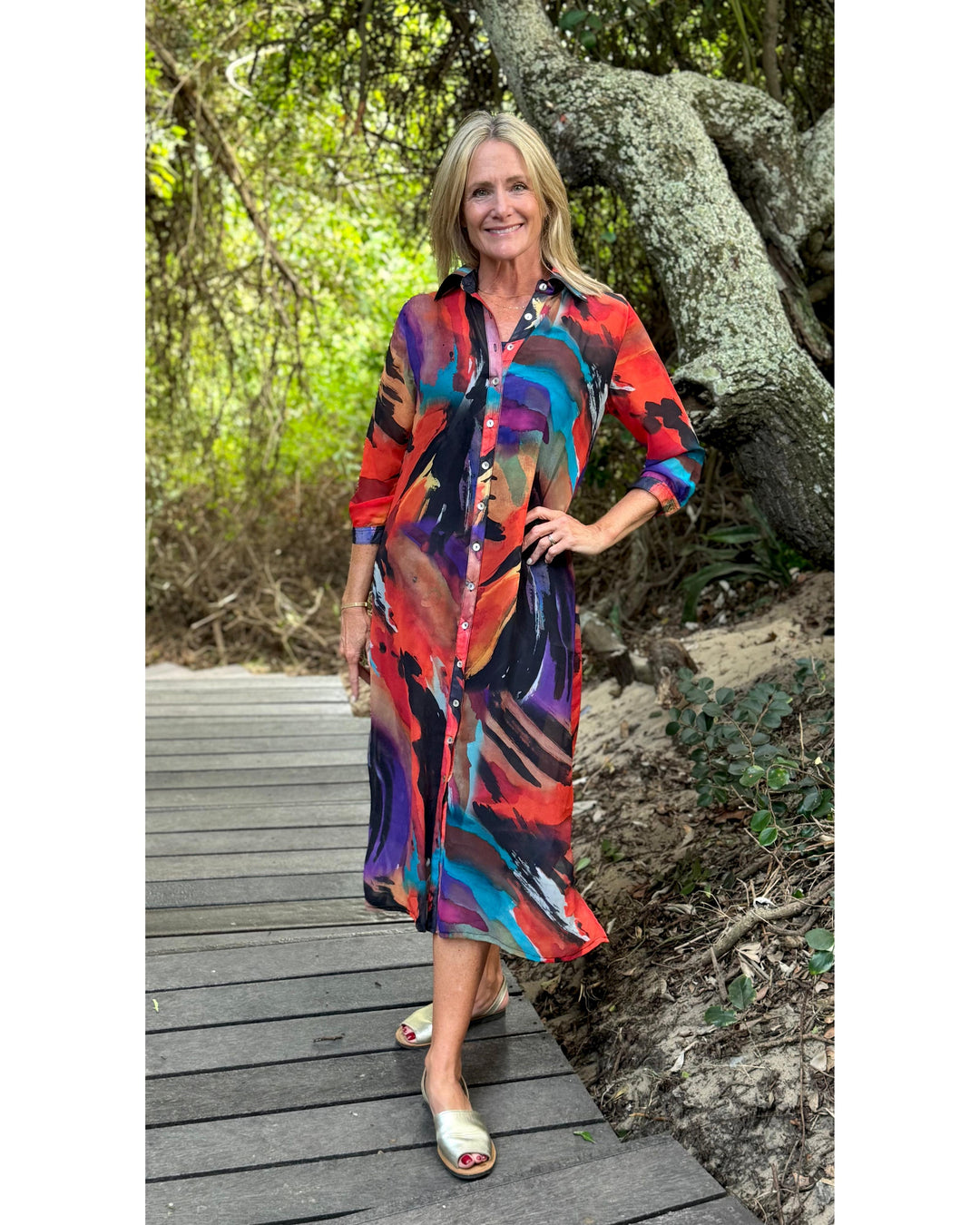 ROXI Maxi Dress-DRESS-Wendy Bashford Designs