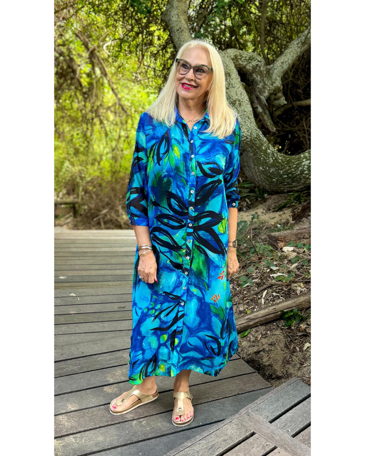 ROXI Maxi Dress-DRESS-Wendy Bashford Designs