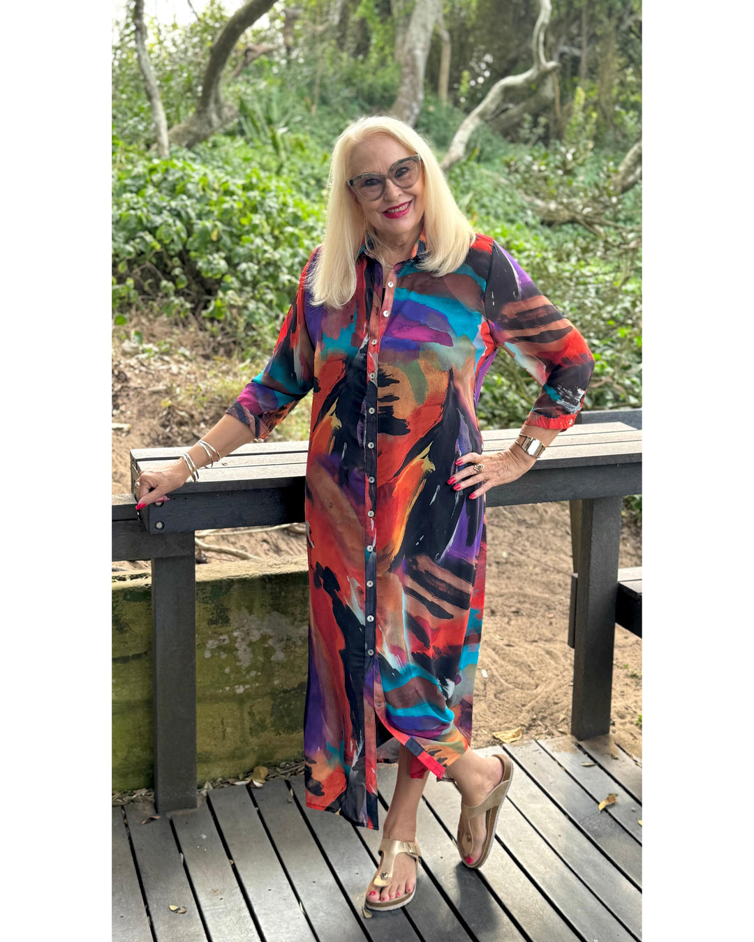 ROXI Maxi Dress-DRESS-Wendy Bashford Designs
