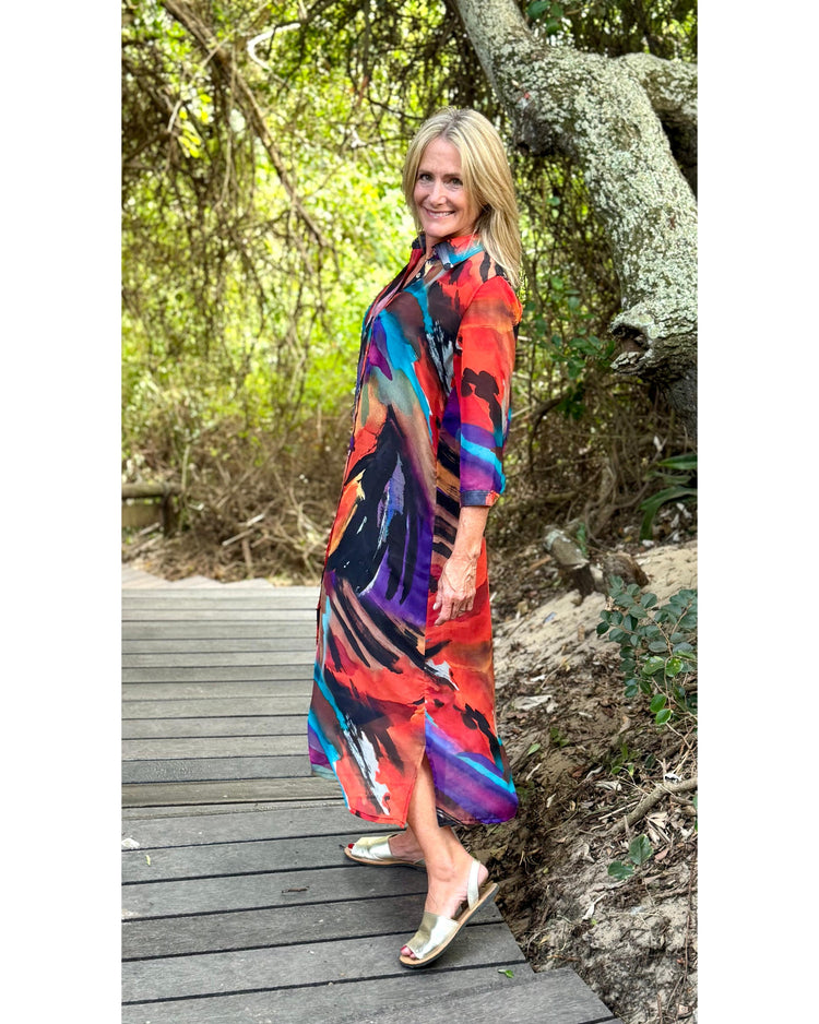 ROXI Maxi Dress-DRESS-Wendy Bashford Designs