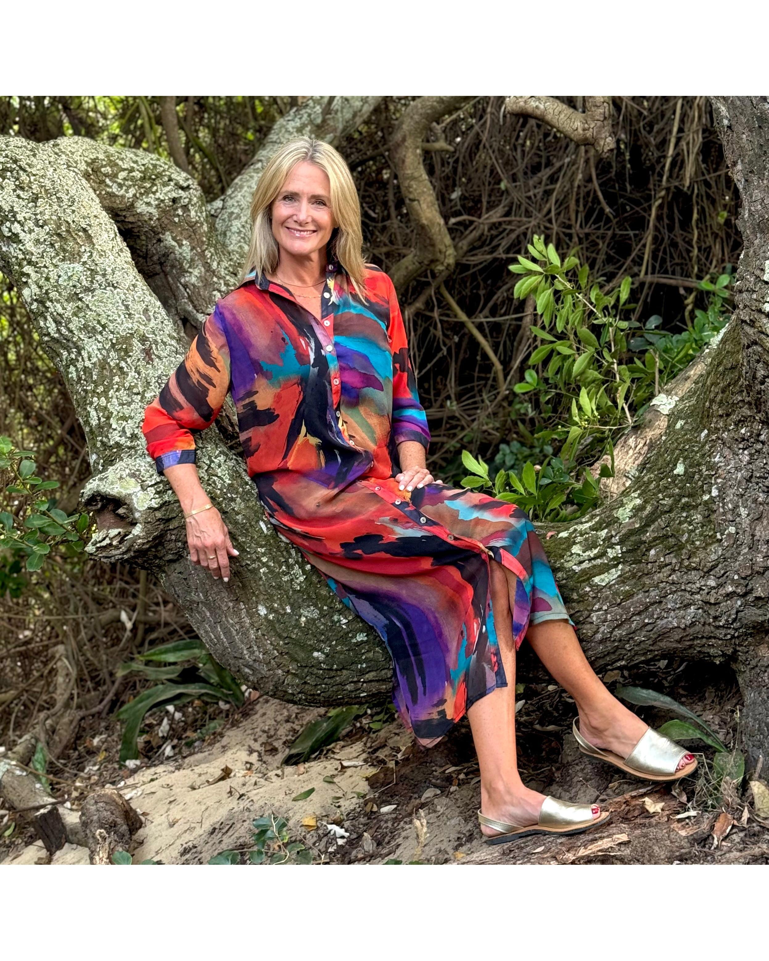 ROXI Maxi Dress-DRESS-Wendy Bashford Designs