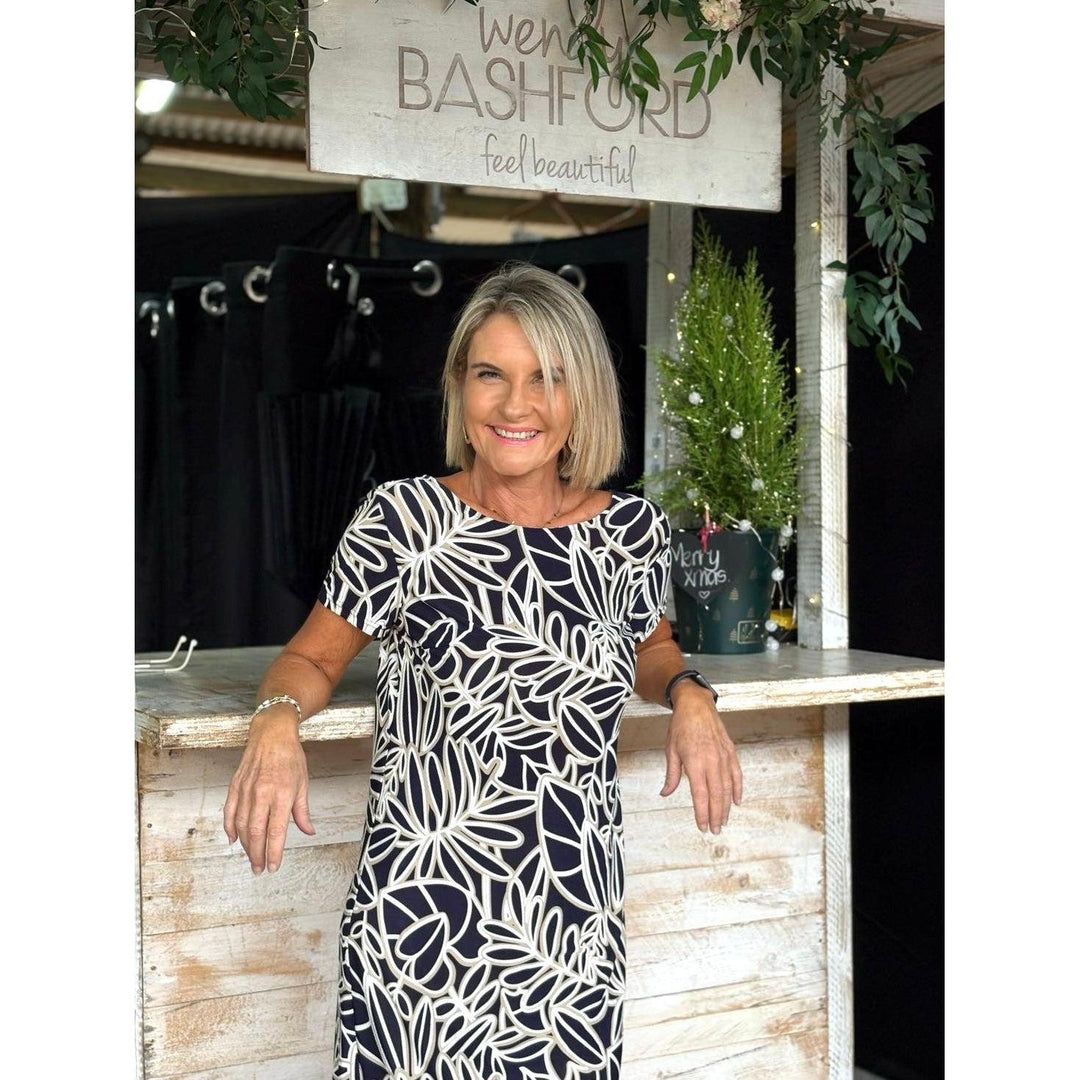 SARAH Short Dress-DRESS-Wendy Bashford Designs