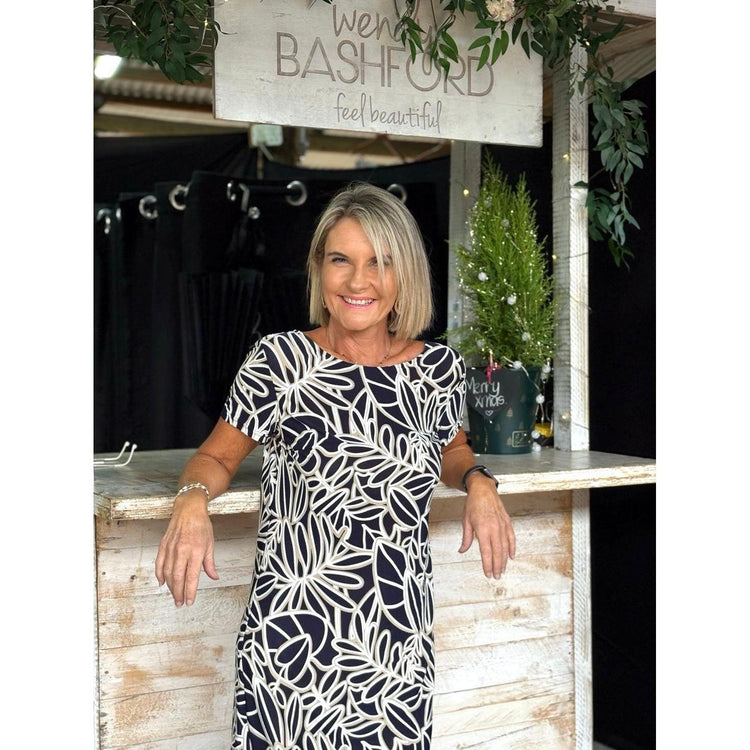 SARAH Short Dress-DRESS-Wendy Bashford Designs