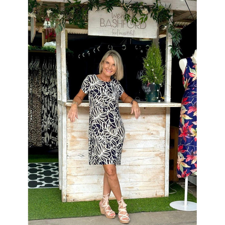 SARAH Short Dress-DRESS-Wendy Bashford Designs