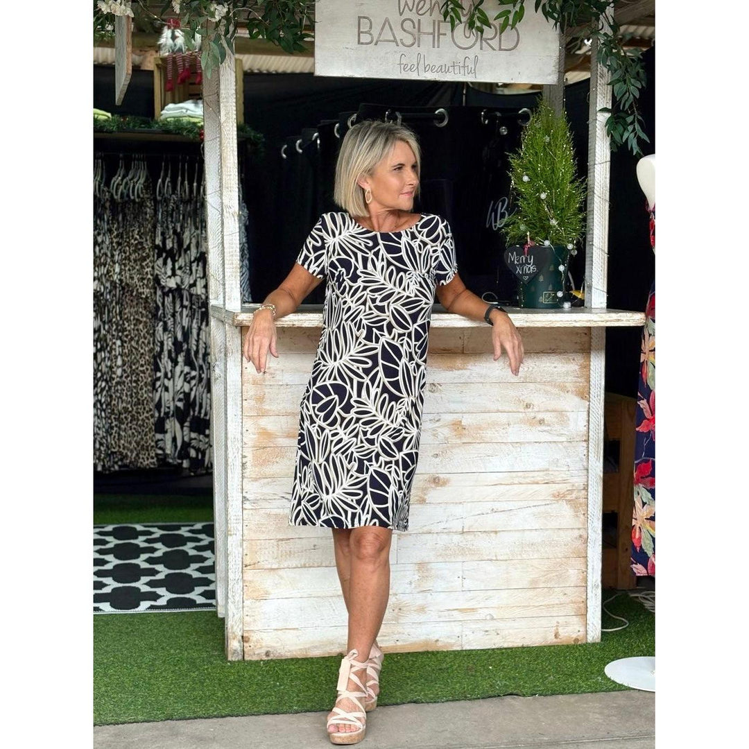 SARAH Short Dress-DRESS-Wendy Bashford Designs