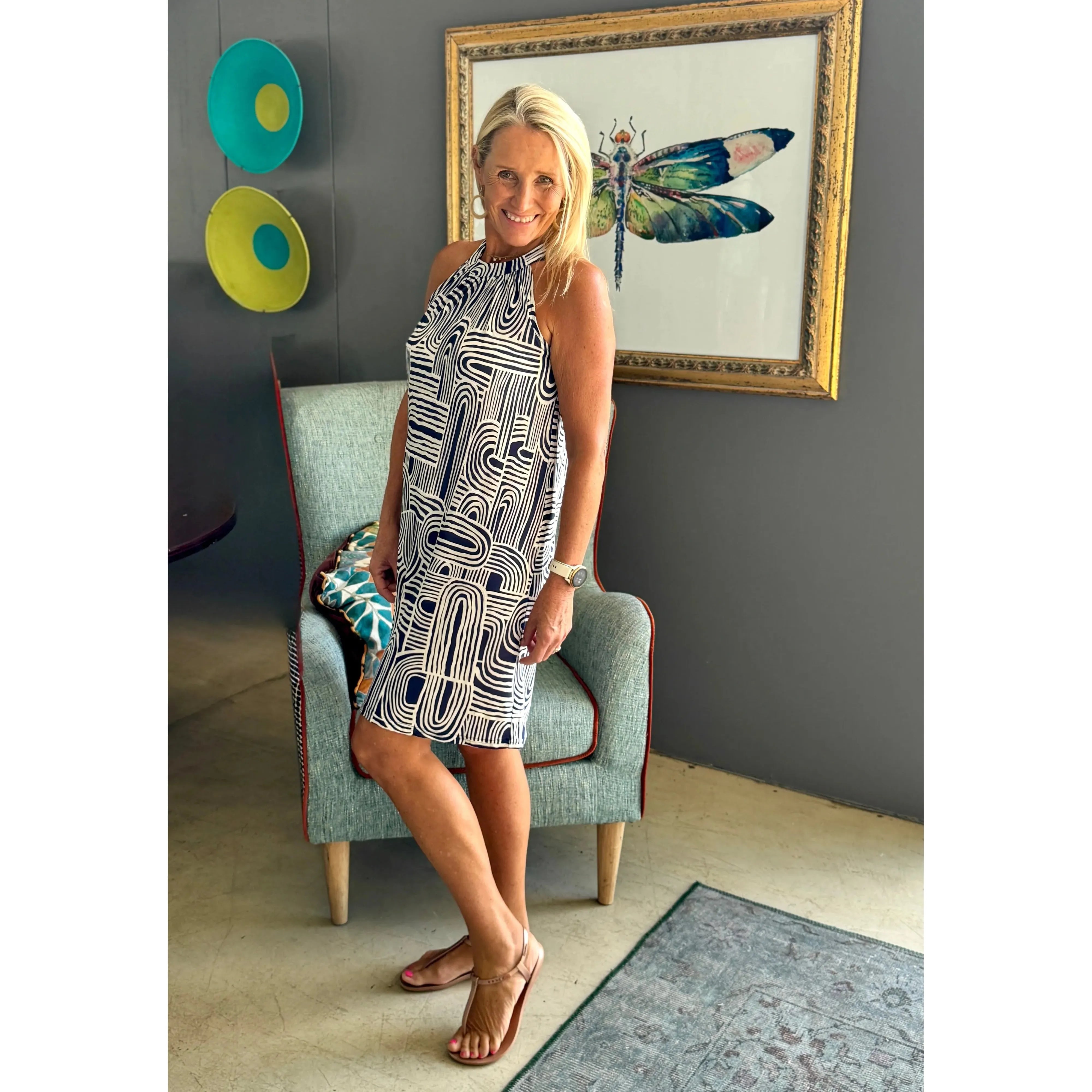 SHONEL Short Dress-DRESS-Wendy Bashford Designs